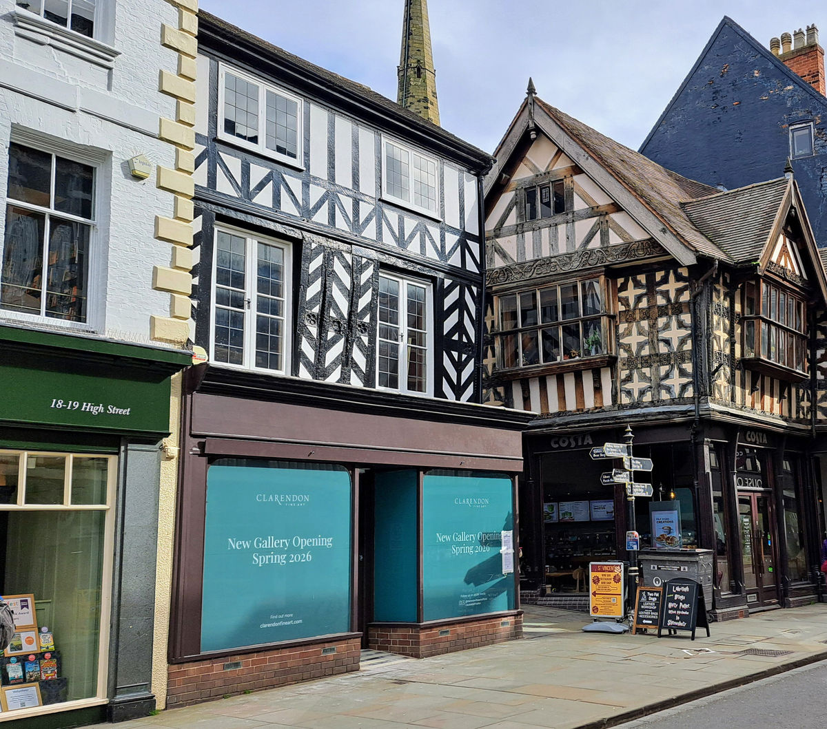 Fine art gallery to open in historic Shrewsbury town centre retail property after letting secured