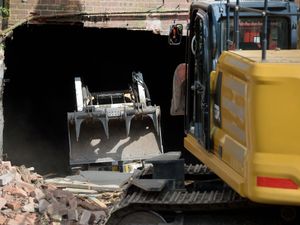 Supporting image for story: 'Sad day for Dudley' as Hippodrome demolition work gets under way