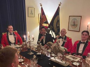 Supporting image for story: Jimmy Fallon gets Highland welcome from soldiers as he holidays in Scotland