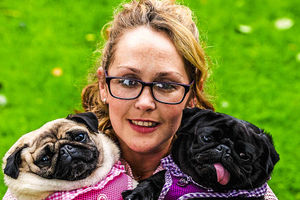 Supporting image for story: Pug life for Shropshire's Elsie and Clio