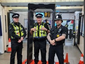 Supporting image for story: Police join anti-knife initiative with metal detecting arch at Shropshire railway station