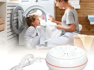 Supporting image for story: Save 60% off this USB washing machine you can fit in a backpack