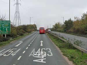 Disruption has been reported on the Black Country Route between the M6 and the Keyway Junction. Photo: Google