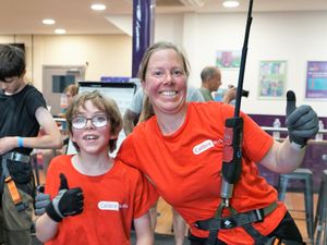 Supporting image for story: Mom and son take on charity challenge to scale the height of Ben Nevis via climbing walls