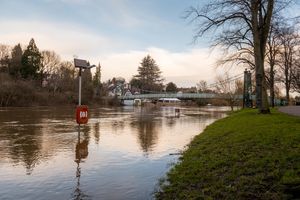 River levels in Shrewsbury are set to peak on Monday