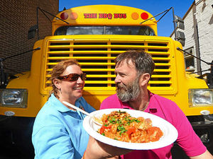 Supporting image for story: Watch: Meals on wheels with BBQ bus
