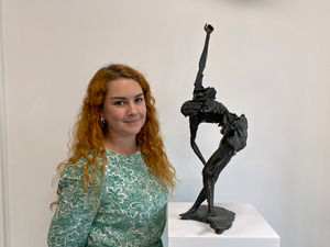Supporting image for story: Artist’s bomb victim sculpture sells for £37,000 at Shrewsbury auction