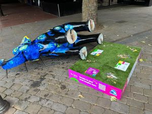 The sculpture was damaged before the art trail went live