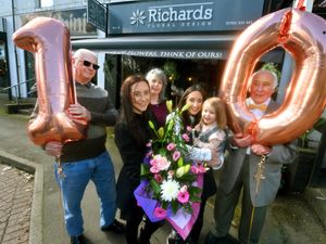 Supporting image for story: Watch as Wolverhampton twins celebrate ten years of success running popular florists