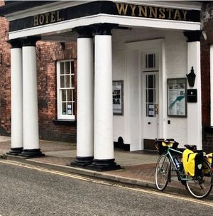Oswestry's Wynnstay Hotel benefitted from mail coaches using the Holyhead road