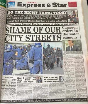 How the Express & Star reported the trouble