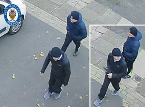 West Midlands Police have released this image of two people it said it wants to speak to. Photo: West Midlands Police