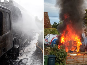 Supporting image for story: A49 back open as normal after major tanker blaze clear-up