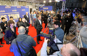 The red carpet was a busy place, with the stars of the show talking about their experiences on it. Photo: Phil Blagg Photography.