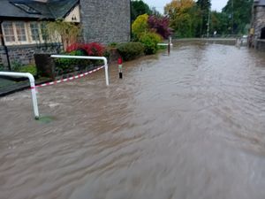 Lydbury North was badly flooded in October 2024. Picture: David Murray