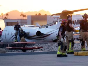 Supporting image for story: Motley Crue star’s plane involved in fatal crash on Arizona runway