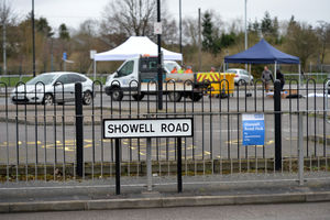 The drive-thru testing centre will operate from a car park in Showell Road