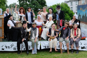 Builth Wells Ladies Choir kept everyone entertained with their songs from Oliver. Andy Compton image