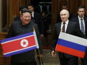 Supporting image for story: Russia’s Vladimir Putin arrives for rare visit to North Korea