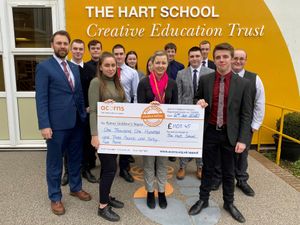 Supporting image for story: Record breaker for Hart School sixth formers
