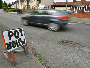Supporting image for story: £350,000 council compensation bill for Staffordshire pothole problem