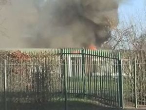 Supporting image for story: Telford fire: 'Suspicious activity' spotted before fire rips through disused school building