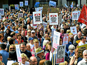 Supporting image for story: Organisers of Stafford Hospital march "overwhelmed" by support