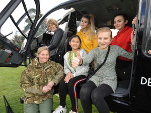 Supporting image for story: RAF swoops in for Shropshire school's challenge day