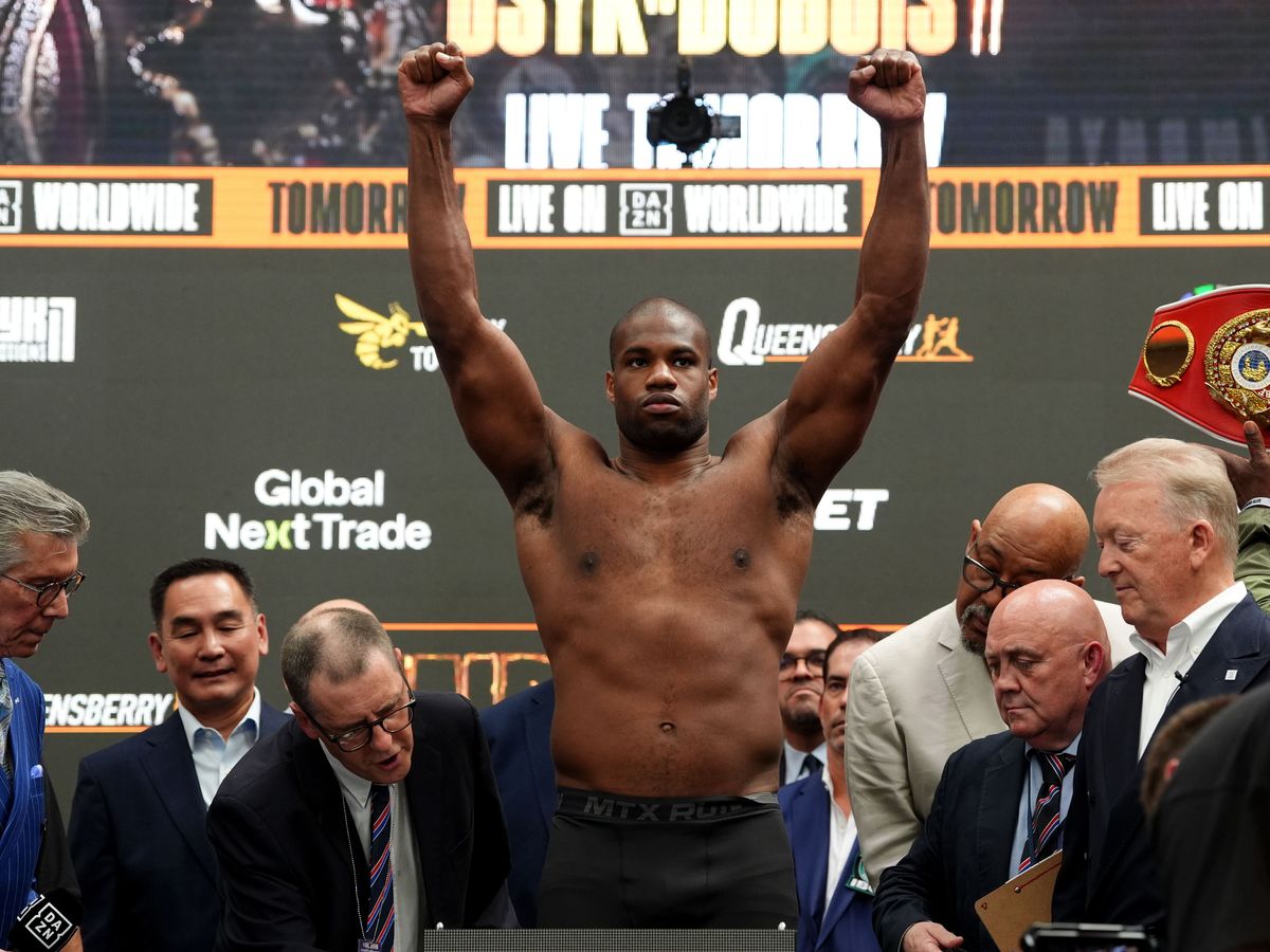Daniel Dubois believes beating Oleksandr Usyk would put him among greats