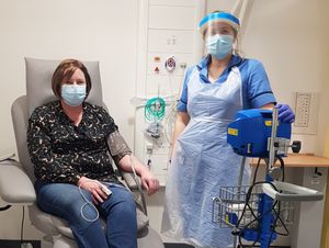 Supporting image for story: Whitchurch woman becomes first patient recruited to clinical trial for innovative cancer treatment