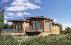 How the holiday lodges would look under the plans
