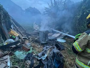 Supporting image for story: Fire service warning after bonfire gets out of control