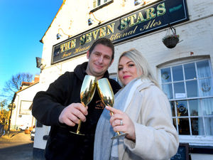 Supporting image for story: Shrewsbury couple take on flood-prone pub - and are ready for it after working day and night