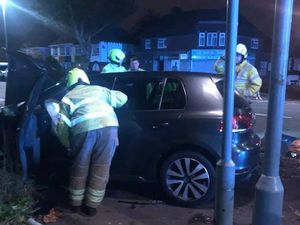 Supporting image for story: Drivers leave scene after two-car crash in Dudley