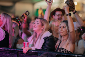 Enjoying the live music at Shropshire Oktoberfest. Picture: Bright G