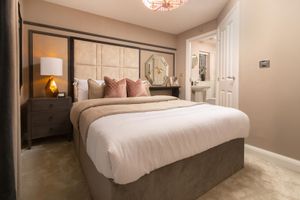 B&DWM - 006 - The main bedroom of a show home at Hughes Meadow