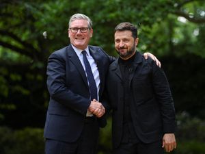 Supporting image for story: Zelensky and Starmer agree closer military production ties ahead of Nato summit