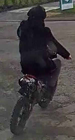 Do you recognise this man or his bike?