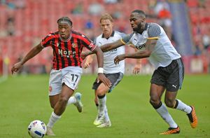 Walsall wing-back Courtney Clarke. 
