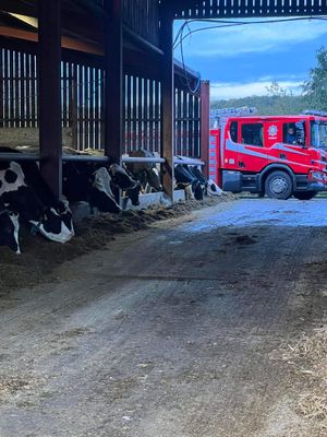 Three fire crews were called out in total. Photo: @SFRS_WL_oncall