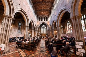 St Marys Church provided a stunning location for Rose Roberts's memorial