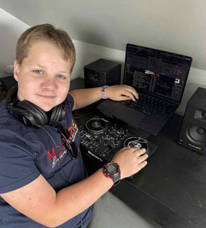 11 year old Archie Stevens who will be the event DJ