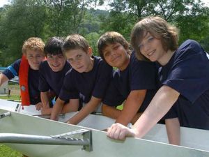 Supporting image for story: Sun shines on river racers