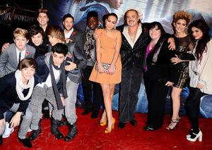 Rebecca with the other X Factor contestants