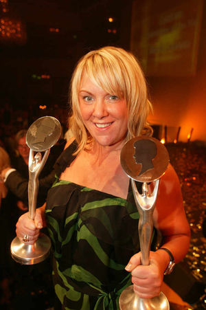 Pictured at the British Hairdressing Awards in 2004