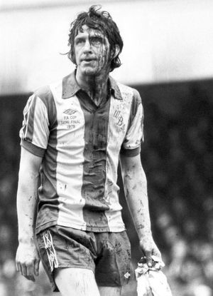 John Wile carried on with his blood-stained shirt
