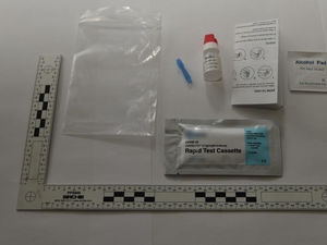 Supporting image for story: Man arrested for allegedly selling more than 500 fake coronavirus testing kits