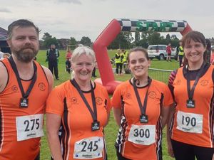 Supporting image for story: Market Drayton runners take part in 10ks