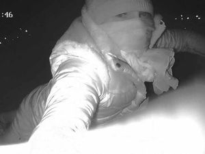 Supporting image for story: Wolverhampton raiders caught close-up on firm's CCTV