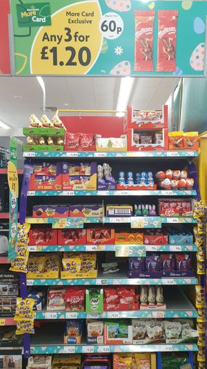 Morrisons has started stocking Easter specials, but no full-sized eggs